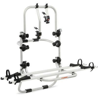 Fabbri Aluminium Fietsdrager voor Achterdeur - Ondersteunt 2 E-bikes Fabbri Aluminium Fietsdrager voor Achterdeur - Ondersteunt 2 E-bikes