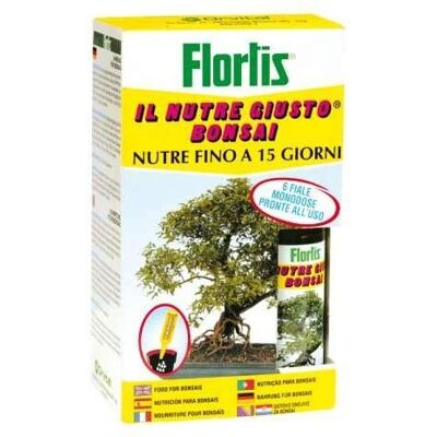 Concime Bonsai Flortis - 210 ml, bottiglie da 35 ml Concime Bonsai Flortis - 210 ml, bottiglie da 35 ml