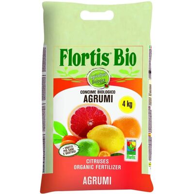 Concime biologico agrumi Flortis - 4 kg Concime biologico agrumi Flortis - 4 kg