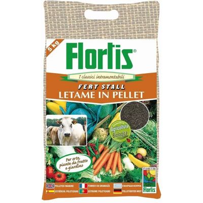 FLORTIS - Fertilizzante in pellet per giardino e alberi da frutto - 5kg FLORTIS - Fertilizzante in pellet per giardino e alberi da frutto - 5kg