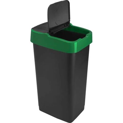 Magni 60L Abfalleimer mit Klappdeckel Magni 60L Abfalleimer mit Klappdeckel