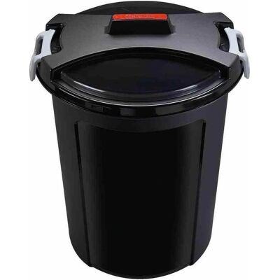 Heidrun Modell - Runder Aufbewahrungsbehälter - 46L - Schwarz Heidrun Modell - Runder Aufbewahrungsbehälter - 46L - Schwarz