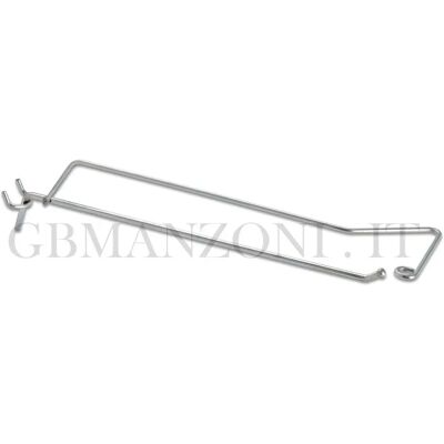 IDROWEB Gancio singolo FIG.20 - Materiale: ferro zincato - Lunghezza 30 cm - Ø3,8 mm - Hook IDROWEB Gancio singolo FIG.20 - Materiale: ferro zincato - Lunghezza 30 cm - Ø3,8 mm - Hook