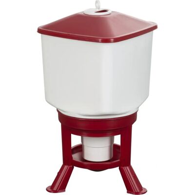 Kerbl Kubic Vogeltränke - 40L Weiß/Rot - Vogeltränke Kerbl Kubic Vogeltränke - 40L Weiß/Rot - Vogeltränke