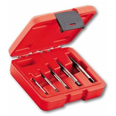 Usag 458 S5 - Schraubenextraktor-Set mit 5 konischen Extraktoren - Rot Usag 458 S5 - Schraubenextraktor-Set mit 5 konischen Extraktoren - Rot