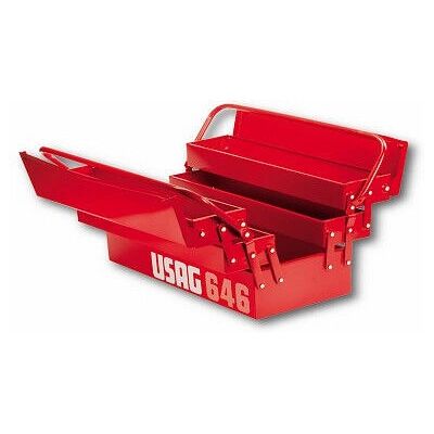 Usag 646/5LV Red Steel Toolbox - Tool Storage Usag 646/5LV Red Steel Toolbox - Tool Storage