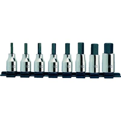 USAG 234 1/2' N/S8 Set di bussole esagonali - Attrezzi durevoli USAG 234 1/2' N/S8 Set di bussole esagonali - Attrezzi durevoli