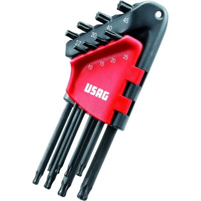 USAG Model 280 LTSTX/S8 - Set of 8 Spherical Head Torx & Allen Keys USAG Model 280 LTSTX/S8 - Set of 8 Spherical Head Torx & Allen Keys