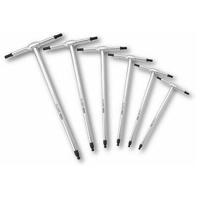 Set di Chiavi a L USAG 280 TTS/SE6 - 6 pezzi, Testa sferica, 2,5-8mm Set di Chiavi a L USAG 280 TTS/SE6 - 6 pezzi, Testa sferica, 2,5-8mm