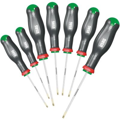 USAG U03240662 Serie 7 Tamper-Resistant Torx Screwdriver Set - Screwdriver Set USAG U03240662 Serie 7 Tamper-Resistant Torx Screwdriver Set - Screwdriver Set