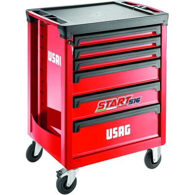 USAG 516 ST6V Werkstattwagen - 6 Schubladen USAG 516 ST6V Werkstattwagen - 6 Schubladen