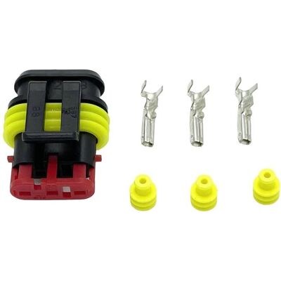 MTA AUTOMOTIVE - Modell 3050128 - Vattentätt 3-poligt kontakt MTA AUTOMOTIVE - Modell 3050128 - Vattentätt 3-poligt kontakt