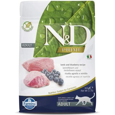 Nourriture pour chats Farmina N&D Prime Agneau Myrtille - Sec - Publicité Nourriture pour chats Farmina N&D Prime Agneau Myrtille - Sec - Publicité