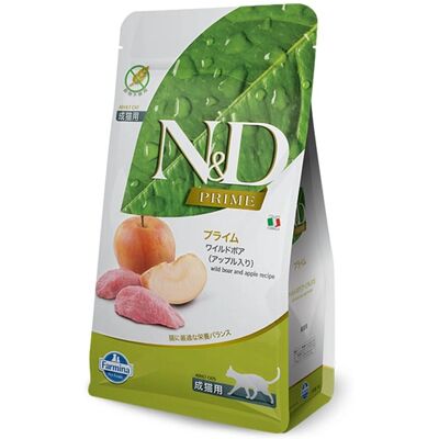 Farmina N&D Prime Kissa Villisika ja Omena Aikuinen - Kuiva Kissanruoka - 300 G Farmina N&D Prime Kissa Villisika ja Omena Aikuinen - Kuiva Kissanruoka - 300 G