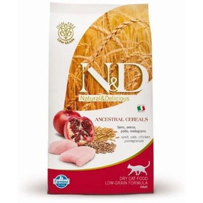 Farmina N&D Gatto Ancestrale Pollo e Melograno Adulti - Cibo per gatti Farmina N&D Gatto Ancestrale Pollo e Melograno Adulti - Cibo per gatti
