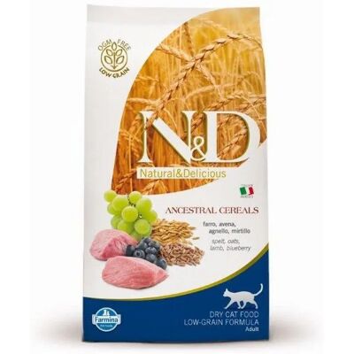 Farmina N&D Ahnen Getreide Katzenfutter Lamm Blaubeere - 1,5 kg Farmina N&D Ahnen Getreide Katzenfutter Lamm Blaubeere - 1,5 kg