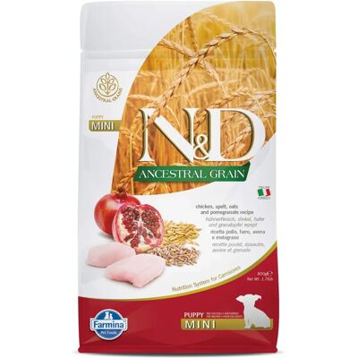 Farmina N&D Ancêtre Chien Poulet Grenade Mini - Croquettes pour chiots - Publicité Farmina N&D Ancêtre Chien Poulet Grenade Mini - Croquettes pour chiots - Publicité