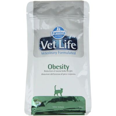 Nourriture pour Chat Obésité Farmina Vet Life - 400g - Publicité Nourriture pour Chat Obésité Farmina Vet Life - 400g - Publicité