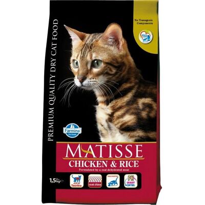 Cibo per gatti adulti Farmina Matisse - Pollo & Riso Cibo per gatti adulti Farmina Matisse - Pollo & Riso