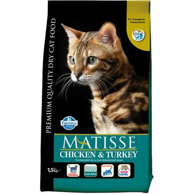 Cibo per gatti Farmina Matisse pollo e tacchino - Formula adulta Cibo per gatti Farmina Matisse pollo e tacchino - Formula adulta