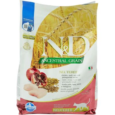 Nourriture pour chats Farmina N&D Grain Ancêtre Poulet Grenade - 5kg Nourriture pour chats Farmina N&D Grain Ancêtre Poulet Grenade - 5kg