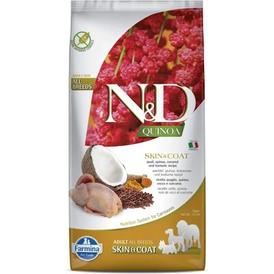 Nourriture pour Chiens Farmina N&D Quinoa Peau & Pelage - 7 kg - Publicité Nourriture pour Chiens Farmina N&D Quinoa Peau & Pelage - 7 kg - Publicité