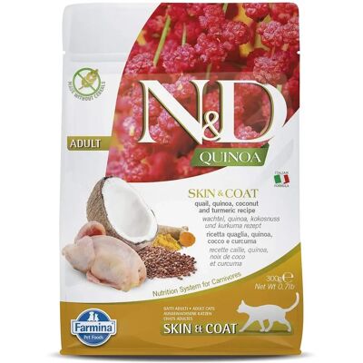 Farmina N&D Quinoa - Kwartel, Kokos, Kurkuma - Kattenvoer Farmina N&D Quinoa - Kwartel, Kokos, Kurkuma - Kattenvoer