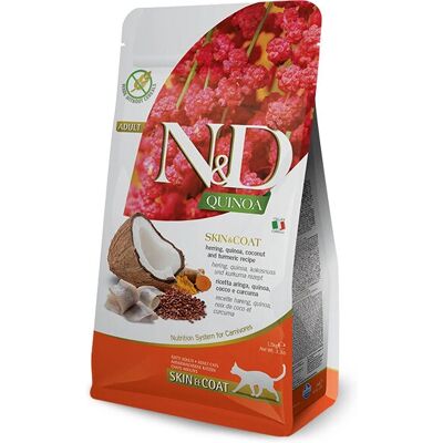 Farmina N&D Quinoa Katzen Trockenfutter - Hering Farmina N&D Quinoa Katzen Trockenfutter - Hering
