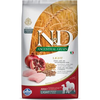Farmina N&d Cibo per Cani Ancestral Pollo & Melograno Leggero - Alimento per cani Farmina N&d Cibo per Cani Ancestral Pollo & Melograno Leggero - Alimento per cani