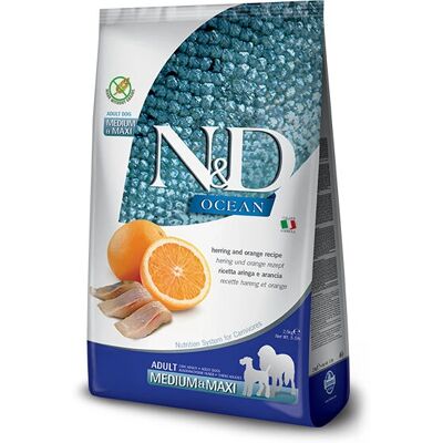 Farmina N&D Ocean 2,5 kg Volwassen Haring - Huisdiervoeding Farmina N&D Ocean 2,5 kg Volwassen Haring - Huisdiervoeding