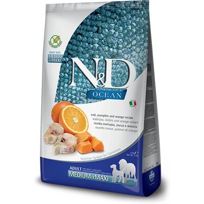 Farmina N&D Grain Free Pumpkin Adult Dog Medium & Maxi - Hundfoder Farmina N&D Grain Free Pumpkin Adult Dog Medium & Maxi - Hundfoder