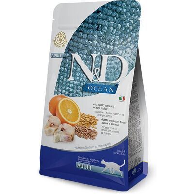 Farmina Pet Food N&D Ocean Cabillaud - Nourriture pour chats Farmina Pet Food N&D Ocean Cabillaud - Nourriture pour chats