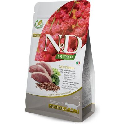 Karma sucha dla kotów Farmina Pet Food N&D Quinoa - Kaczka Dorosłych Karma sucha dla kotów Farmina Pet Food N&D Quinoa - Kaczka Dorosłych
