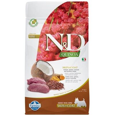 Farmina N&D Quinoa Hundfoder, Rådjur, Kokos, Mini, Vuxen Farmina N&D Quinoa Hundfoder, Rådjur, Kokos, Mini, Vuxen