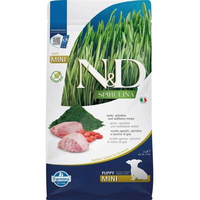 Farmina N&D Spirulina Pieni Syntymäpäivälammas & Wolfberry - Kuiva Koiraruoka - 2 Kg Farmina N&D Spirulina Pieni Syntymäpäivälammas & Wolfberry - Kuiva Koiraruoka - 2 Kg