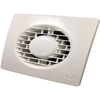 Ventilatore Estrattore a Parete Vortice MF100/4" T - IPX4, Timer, Bianco Ventilatore Estrattore a Parete Vortice MF100/4" T - IPX4, Timer, Bianco