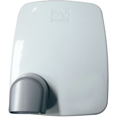 Asciugamani automatico Vortice in metallo bianco IPX4 Asciugamani automatico Vortice in metallo bianco IPX4