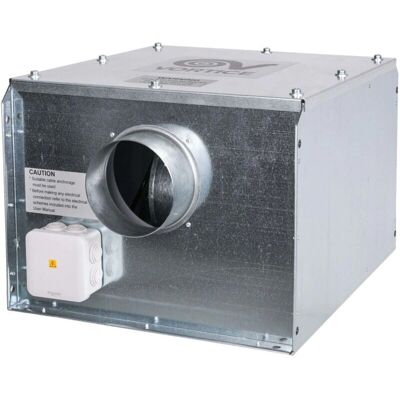 Vortice Vort QBK Quiet 125 IPX4 Centrifugal Inline Fan - Airflow 187 m³/h Vortice Vort QBK Quiet 125 IPX4 Centrifugal Inline Fan - Airflow 187 m³/h