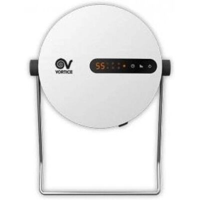 Vortice Ventilatore Riscaldante - Timer Regolabile, Termostato Digitale, IR, Montaggio a Parete, 1500W Vortice Ventilatore Riscaldante - Timer Regolabile, Termostato Digitale, IR, Montaggio a Parete, 1500W