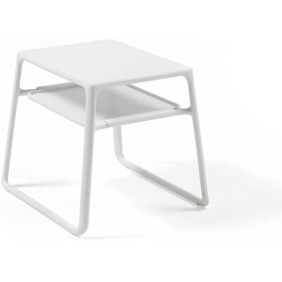 Tavolino Nardi in polipropilene bianco - Design esterno moderno Tavolino Nardi in polipropilene bianco - Design esterno moderno