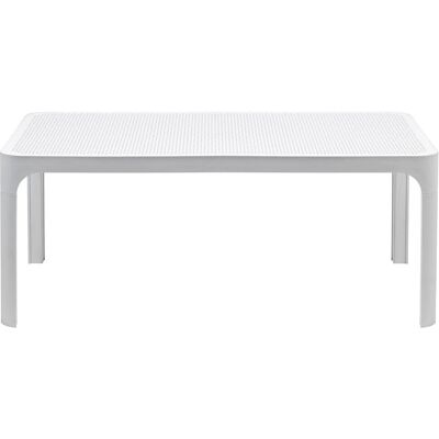 Tavolino da esterno in fibra di vetro Nardi - 100X40H - Bianco Tavolino da esterno in fibra di vetro Nardi - 100X40H - Bianco