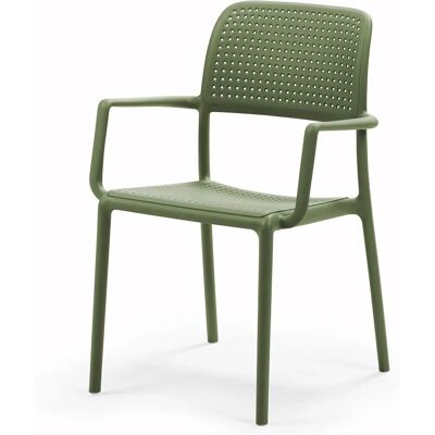NARDI Bora Silla con brazos - Resistente a UV, exterior, agave NARDI Bora Silla con brazos - Resistente a UV, exterior, agave