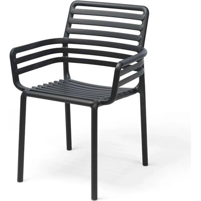Sedia Doga da Esterno Nardi - Resistente UV, Impilabile, Design Italiano Sedia Doga da Esterno Nardi - Resistente UV, Impilabile, Design Italiano