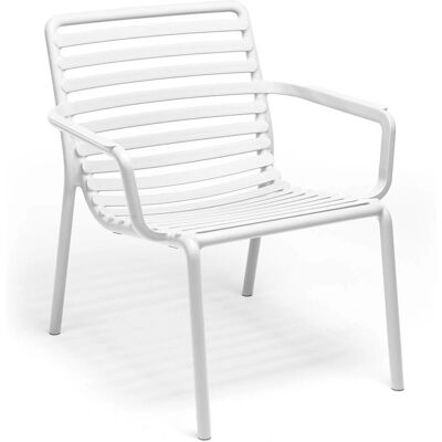 Nardi Doga Relax Cuadrado Blanco Polipropileno - Sillón - Mobiliario de exterior Nardi Doga Relax Cuadrado Blanco Polipropileno - Sillón - Mobiliario de exterior