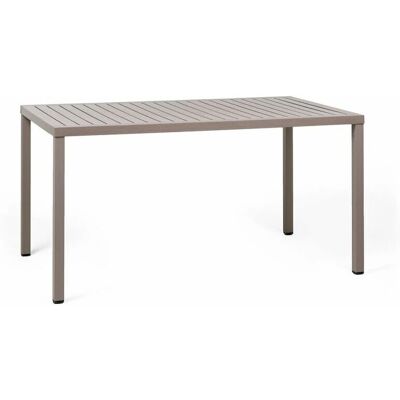 Nardi - Rechteckiger Gartentisch 140cm - Grau - Garten & Veranda Nardi - Rechteckiger Gartentisch 140cm - Grau - Garten & Veranda