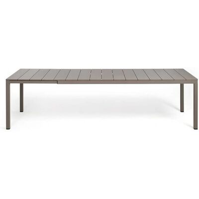 Mesa extensible Nardi Rio Alu - Gris de aluminio - Mesa de comedor Mesa extensible Nardi Rio Alu - Gris de aluminio - Mesa de comedor