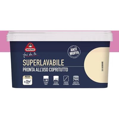 Boero - Superlavabile copritutto madame - 2.5 L - Pittura Boero - Superlavabile copritutto madame - 2.5 L - Pittura