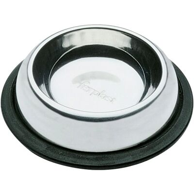 Tigela para cães Ferplast - Aço inoxidável - 15,5x3,4cm - Cinza Tigela para cães Ferplast - Aço inoxidável - 15,5x3,4cm - Cinza
