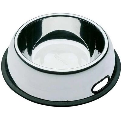 FERPLAST Nova KC Tigela para cão em aço inox - 80 - Antiderrapante, Pegador, Água & Comida FERPLAST Nova KC Tigela para cão em aço inox - 80 - Antiderrapante, Pegador, Água & Comida