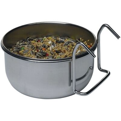 Ferplast Sirio Roestvrij Stalen Vogelvoeder - 550ml Ferplast Sirio Roestvrij Stalen Vogelvoeder - 550ml